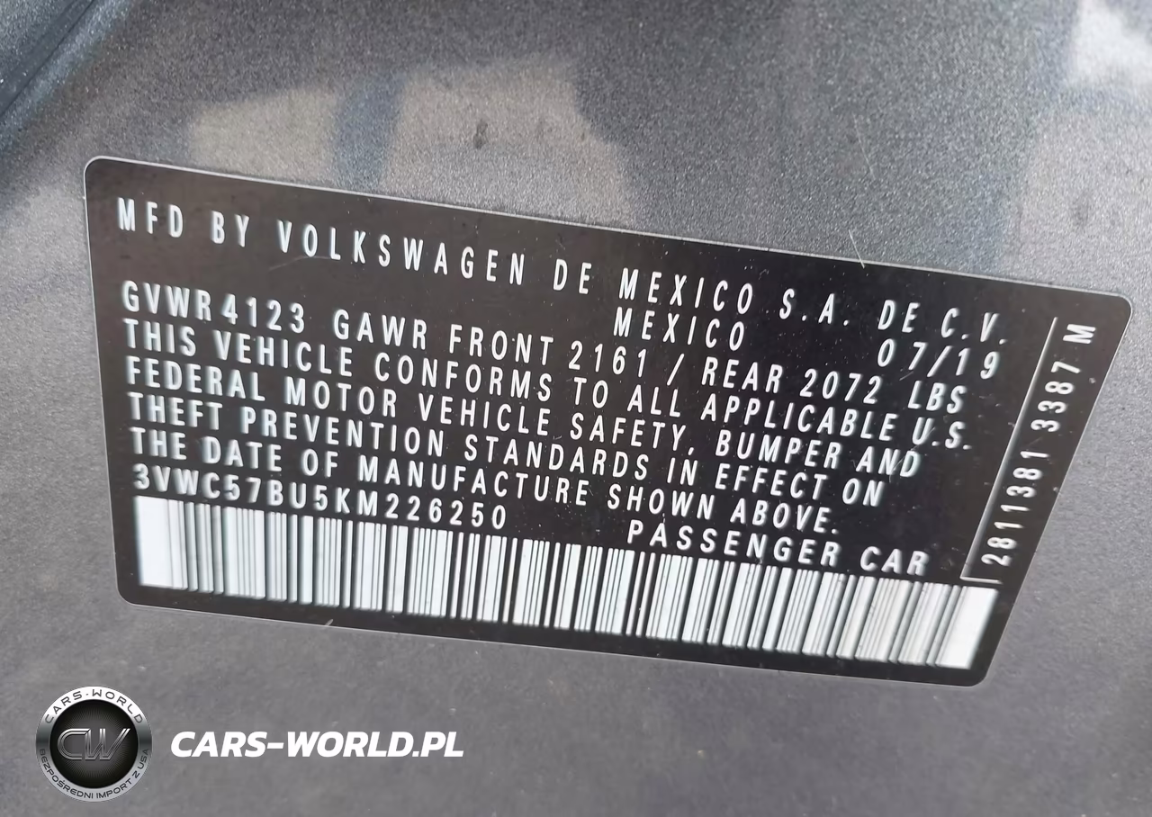 2019 Volkswagen Jetta 1.4T R-Line-1.4T S-1.4T Se VIN:3VWC57BU5KM226250 - 9