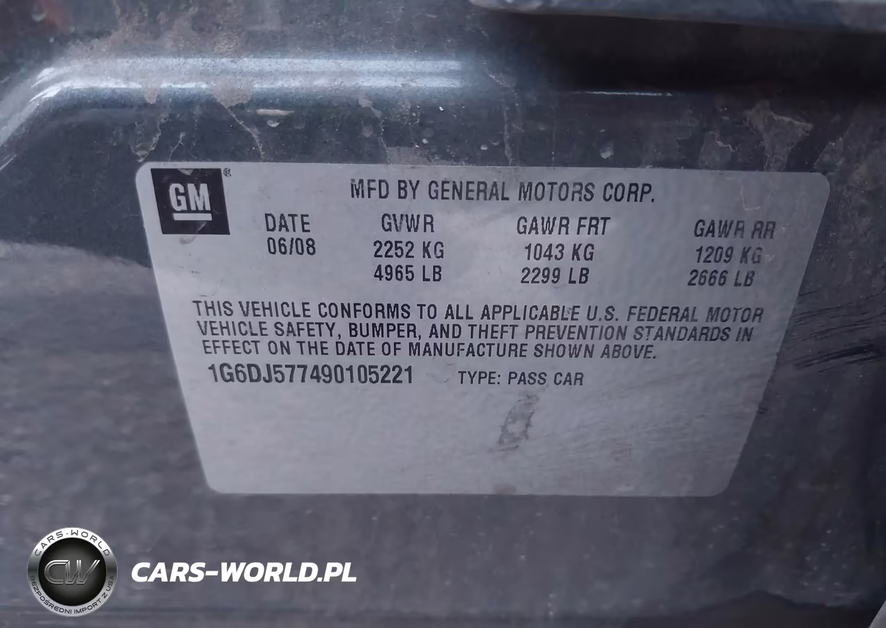 2009 Cadillac Cts Standard VIN:1G6DJ577490105221 - 9
