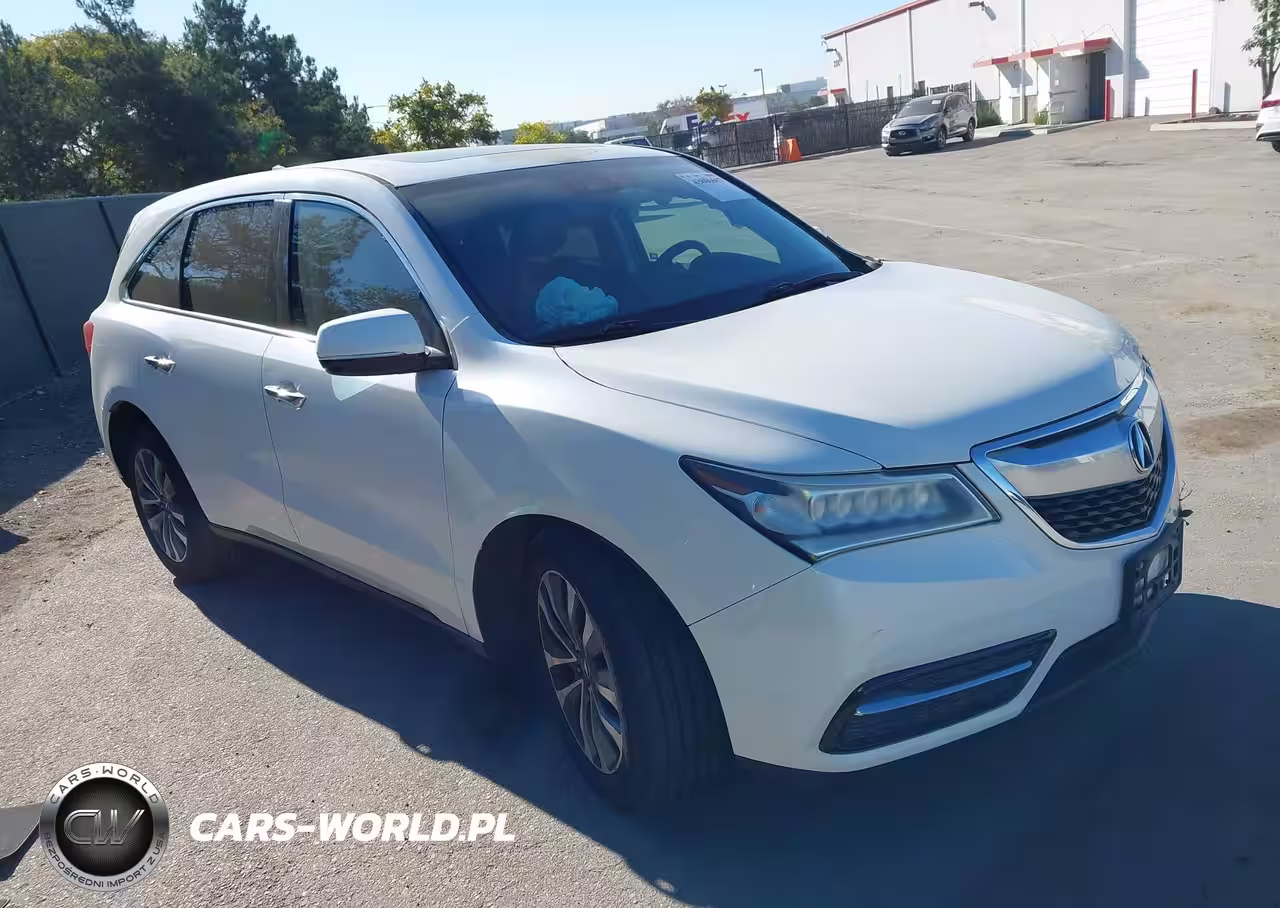 2016 Acura Mdx Technology Entertainment Packages-Technology, Entertainment Acurawatch Plus Packages