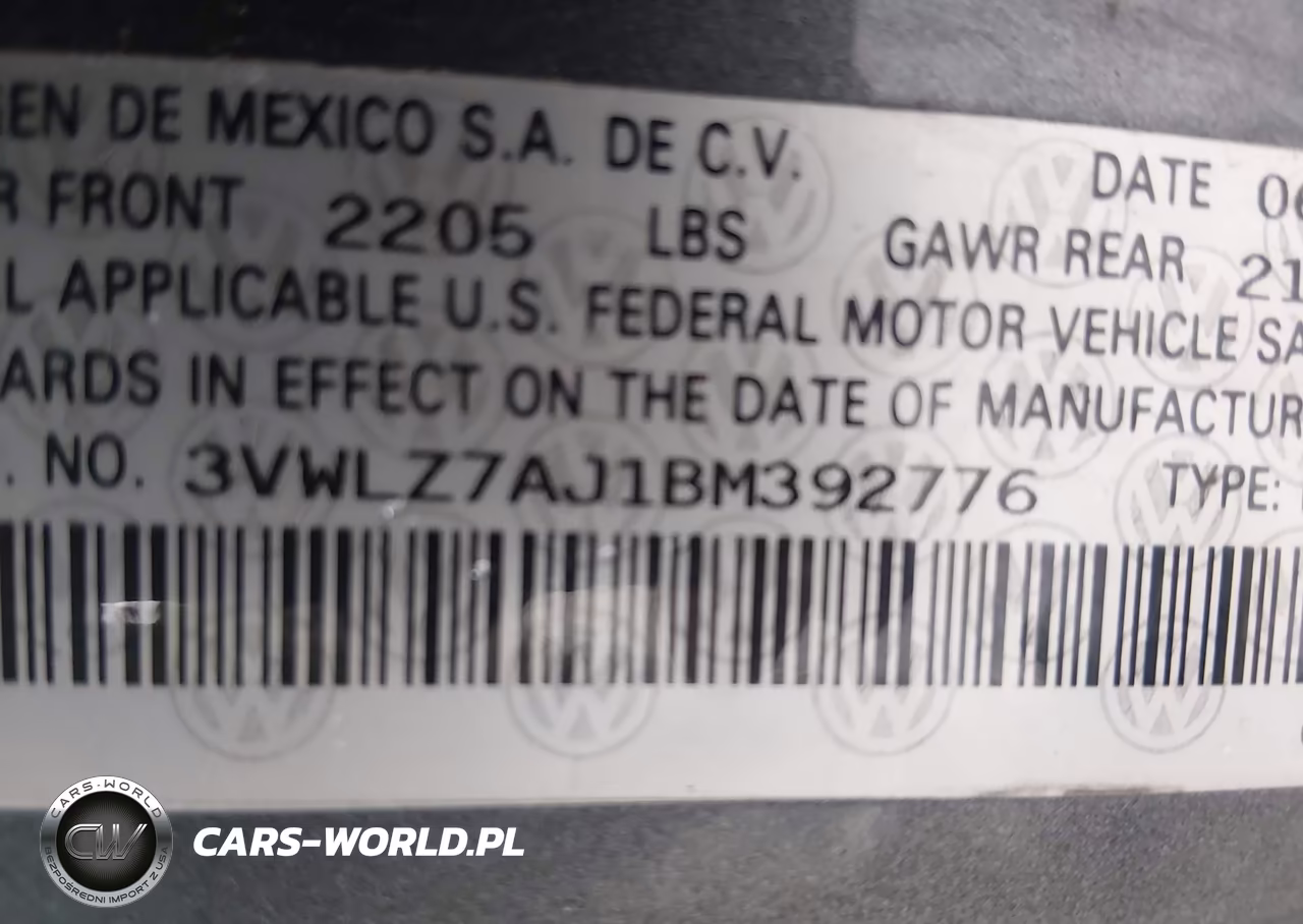 2011 Volkswagen Jetta 2.5L Sel VIN:3VWLZ7AJ1BM392776 - 9