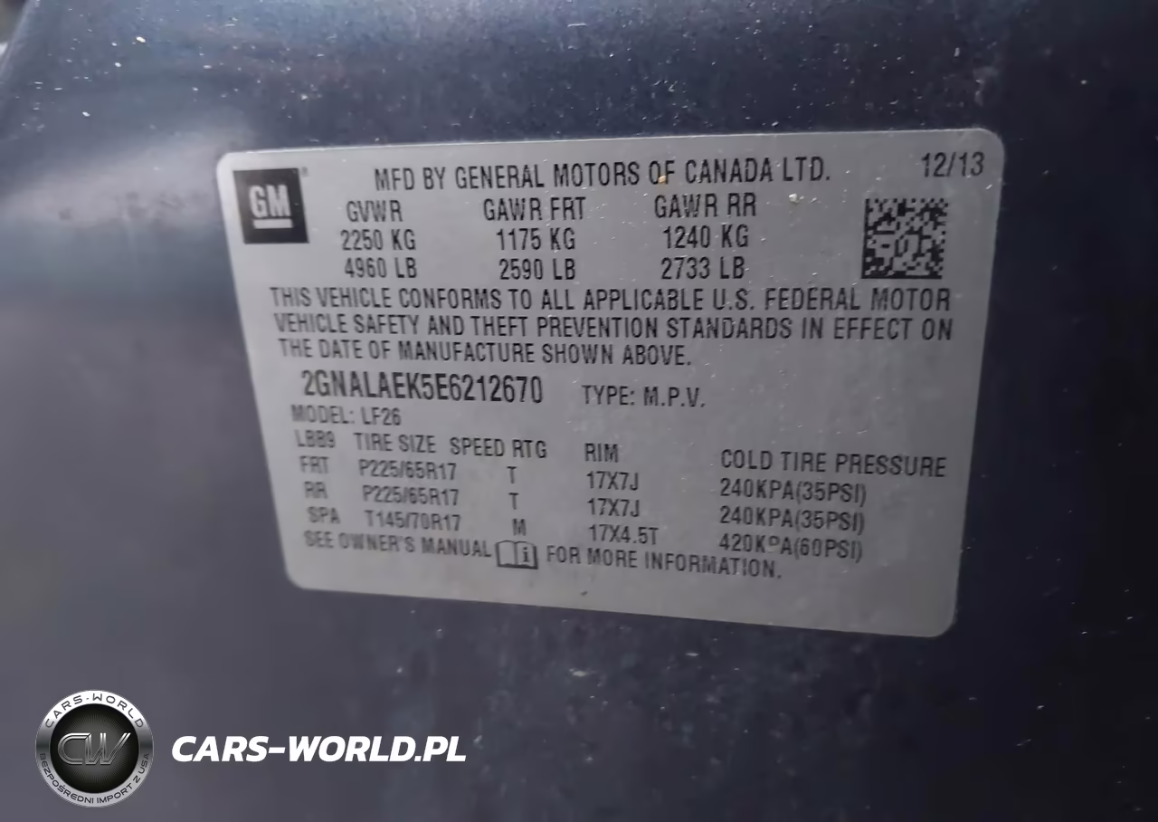 2014 Chevrolet Equinox Ls VIN:2GNALAEK5E6212670 - 9
