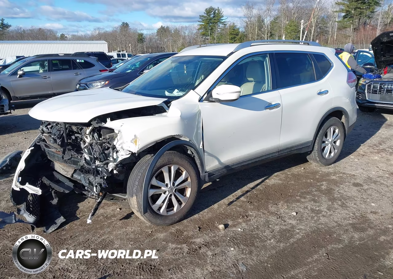 2015 Nissan Rogue Sv VIN:KNMAT2MTXFP564654 - 2
