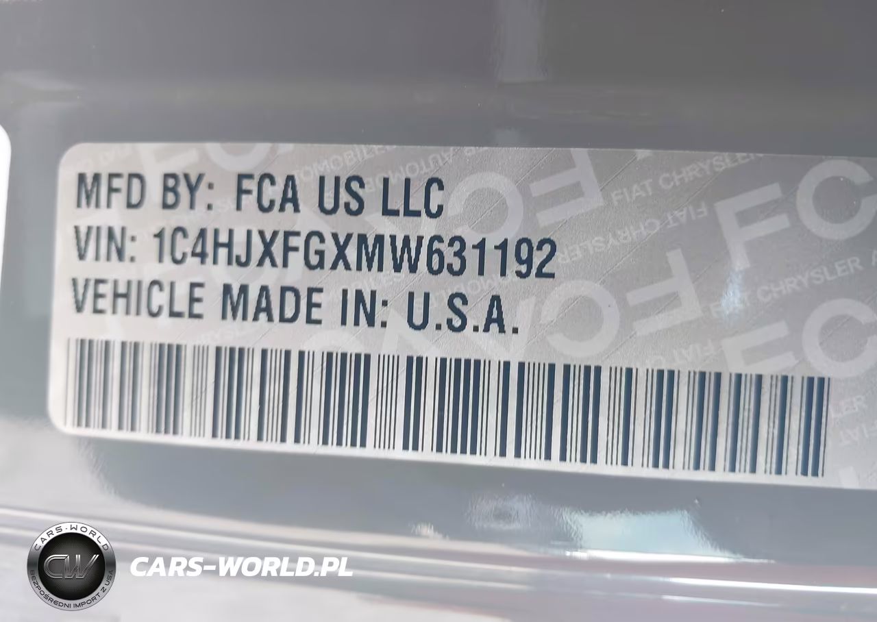 2021 Jeep Wrangler Unlimited Rubicon 4X4 VIN:1C4HJXFGXMW631192 - 9