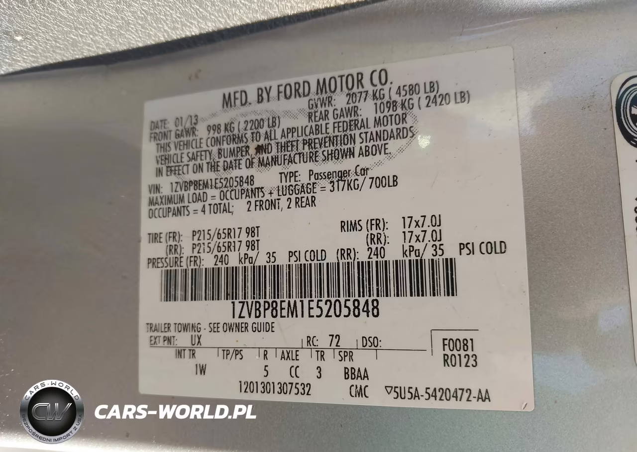 2014 Ford Mustang V6 VIN:1ZVBP8EM1E5205848 - 9