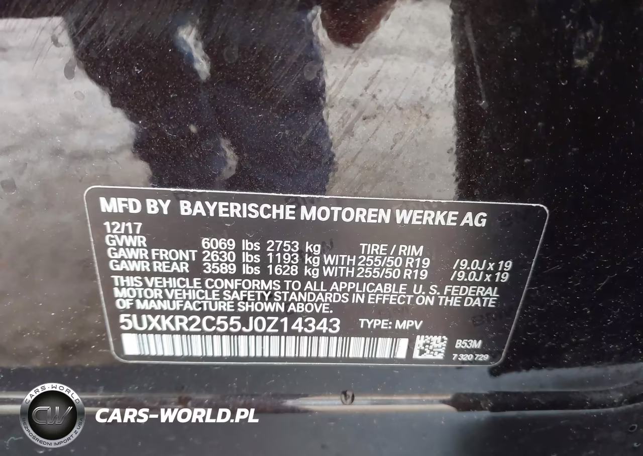 2018 BMW X5 Sdrive35I VIN:5UXKR2C55J0Z14343 - 9