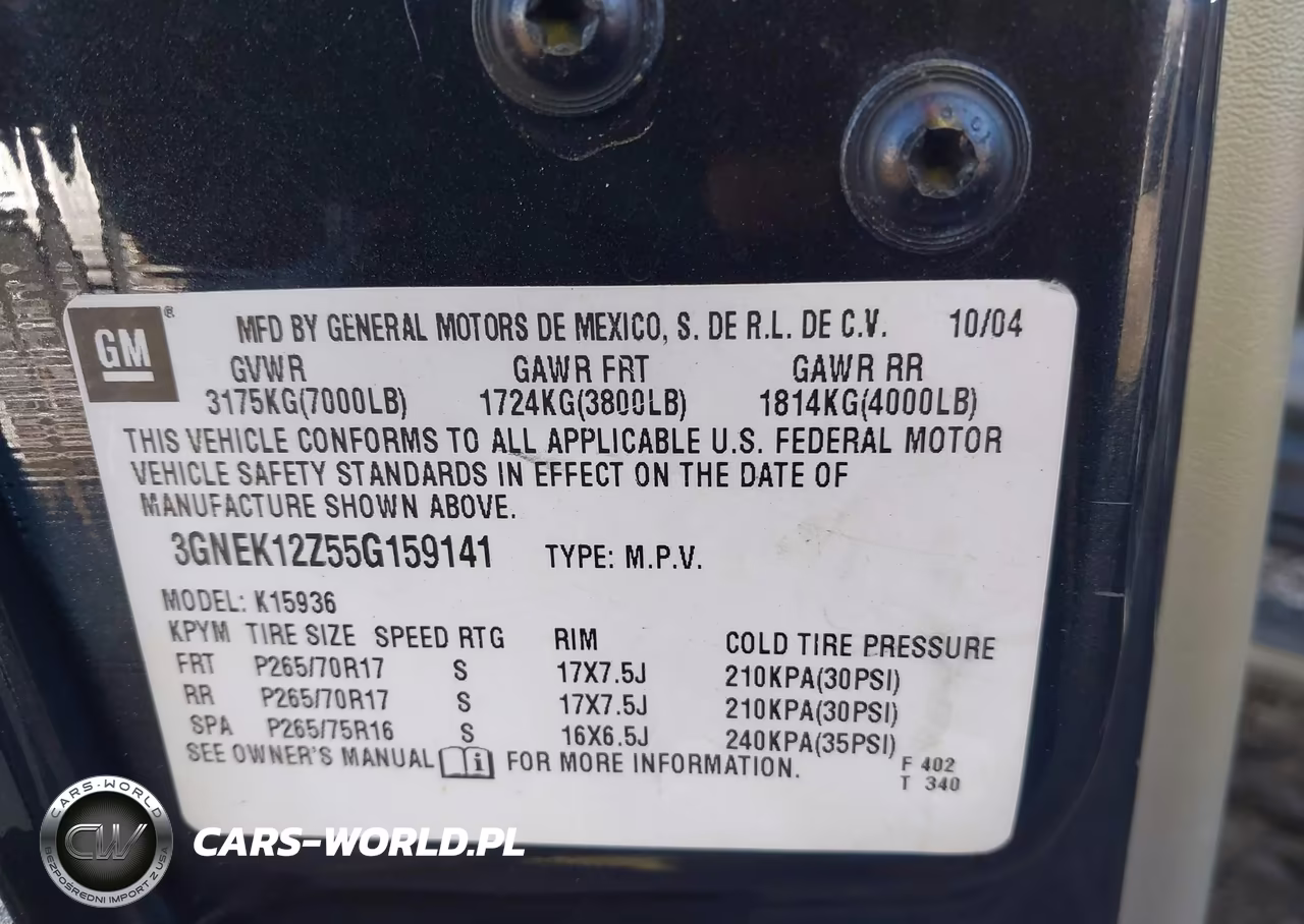 2005 Chevrolet Avalanche 1500 Z71 VIN:3GNEK12Z55G159141 - 9