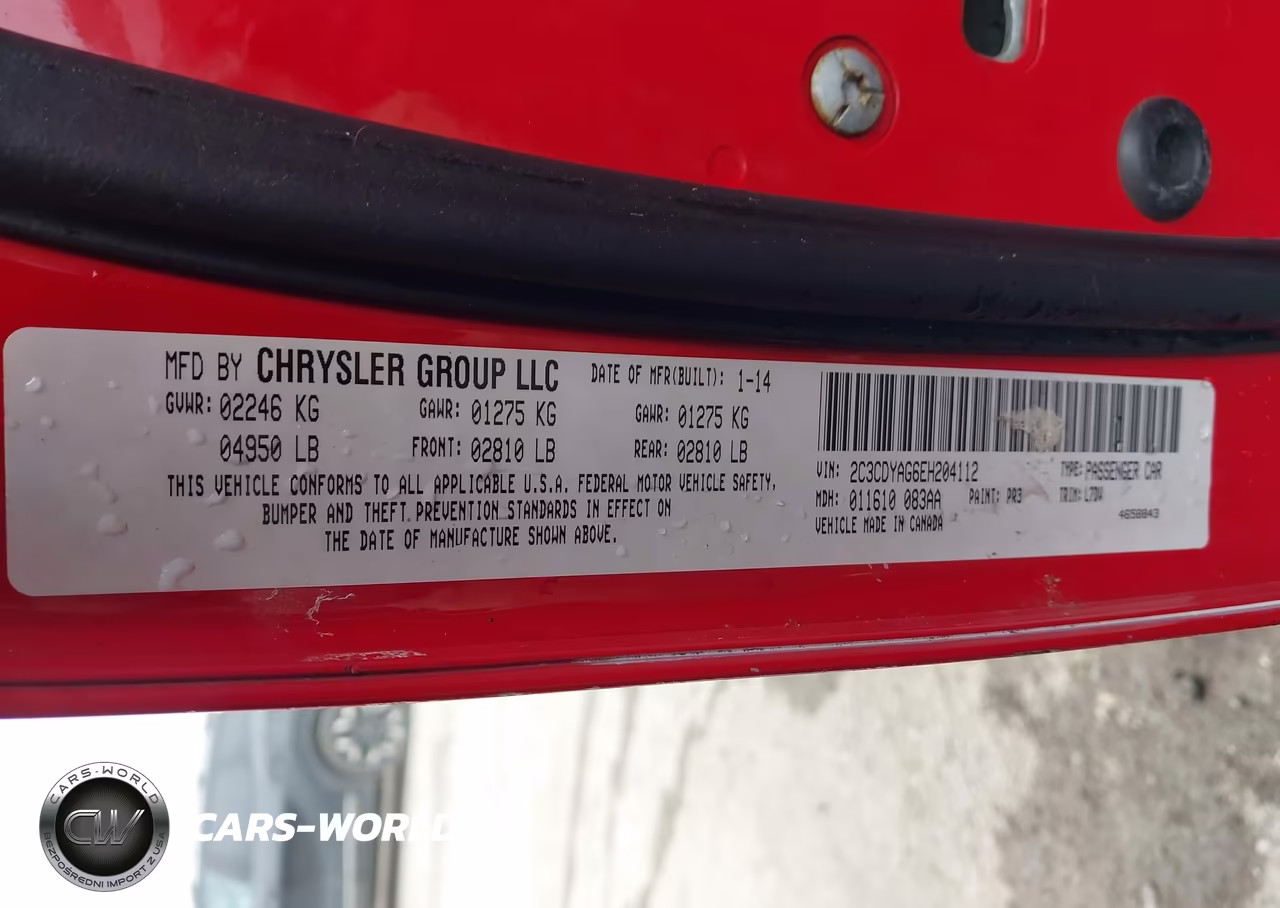 2014 Dodge Challenger Sxt VIN:2C3CDYAG6EH204112 - 9
