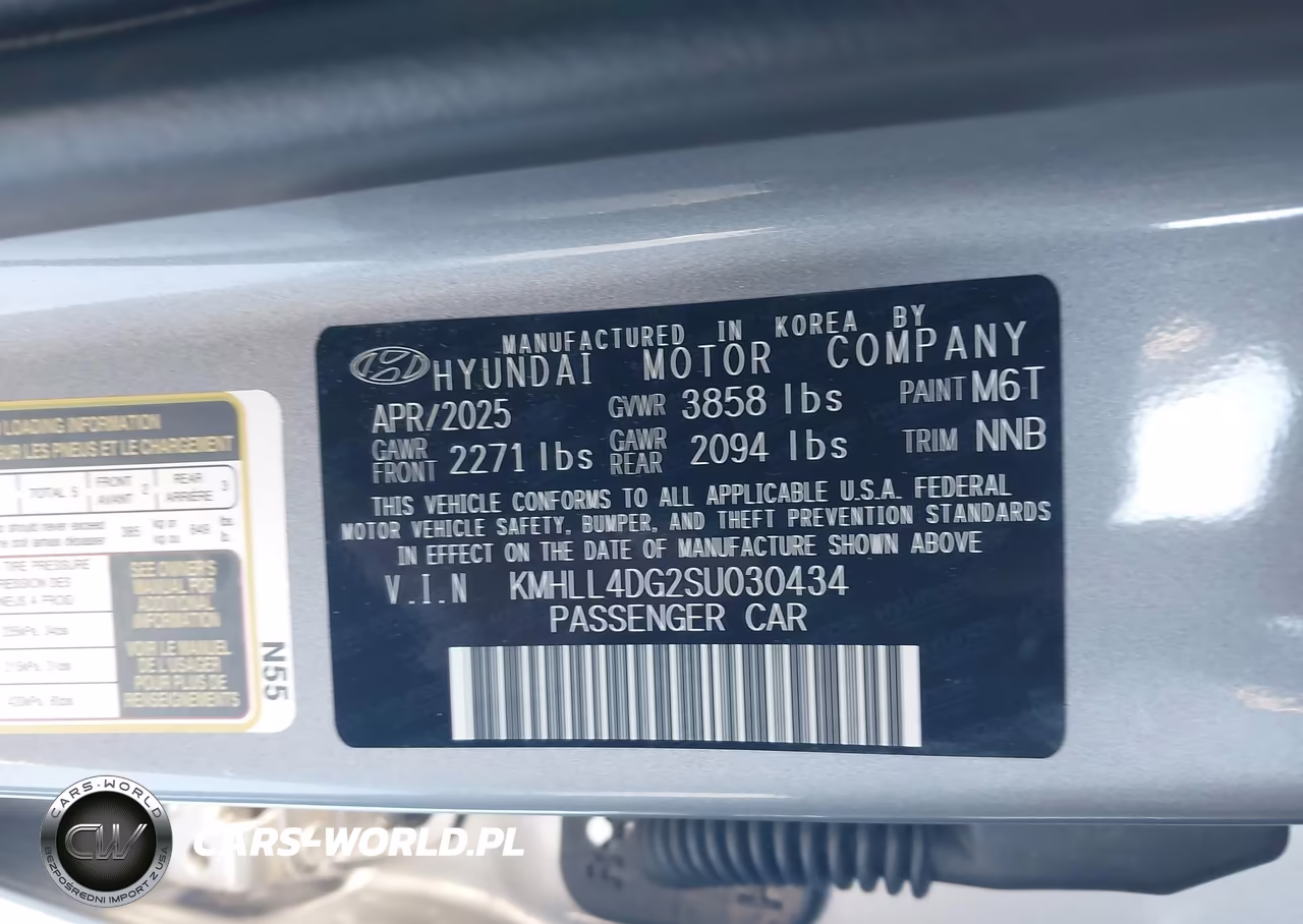 2025 Hyundai Elantra Se VIN:KMHLL4DG2SU030434 - 9
