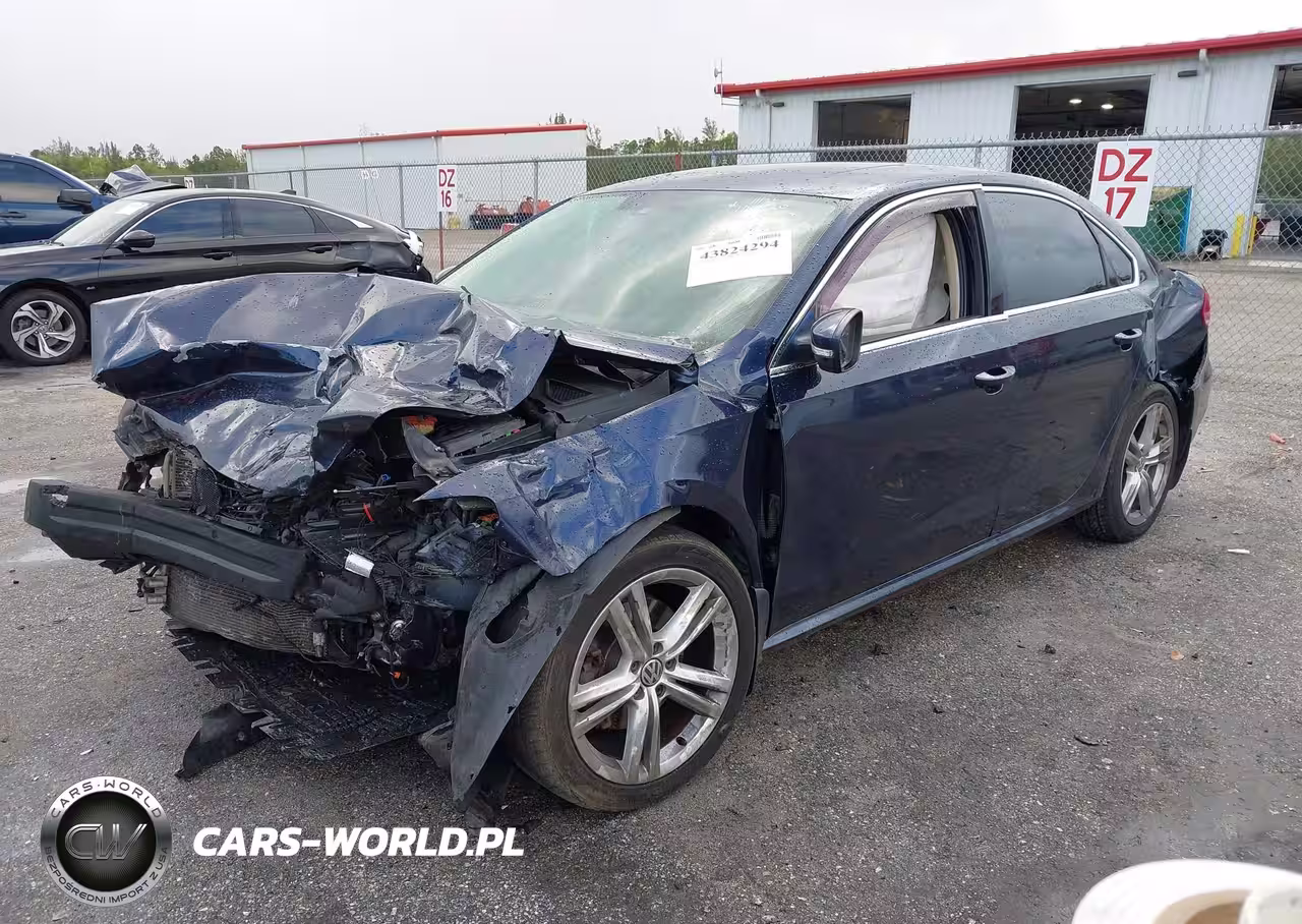 2015 Volkswagen Passat 2.0L Tdi Se VIN:1VWBV7A36FC047985 - 2
