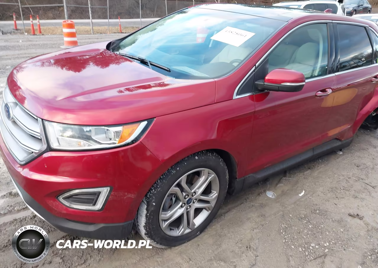 2015 Ford Edge Titanium VIN:2FMTK4K82FBB65861 - 2