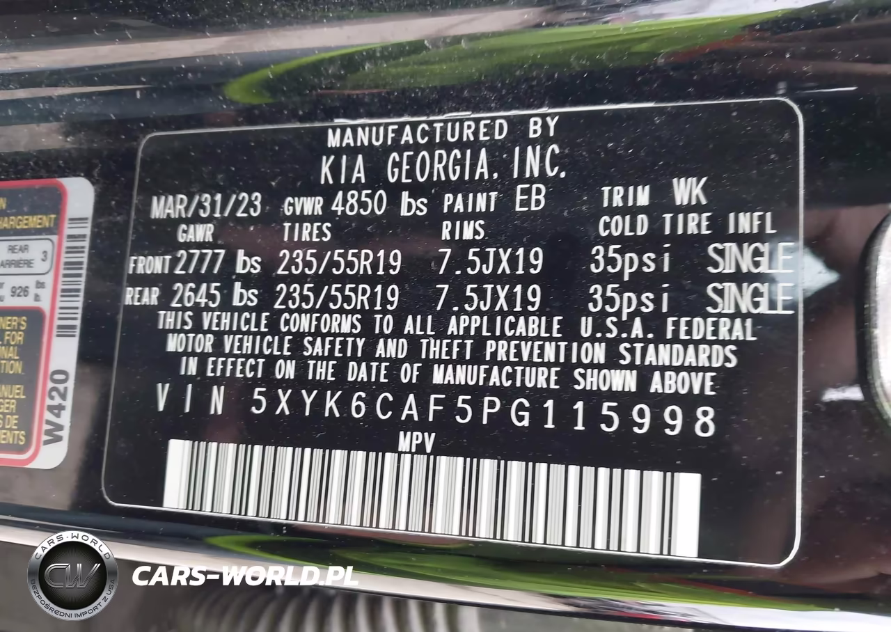 2023 Kia Sportage X-Line VIN:5XYK6CAF5PG115998 - 9