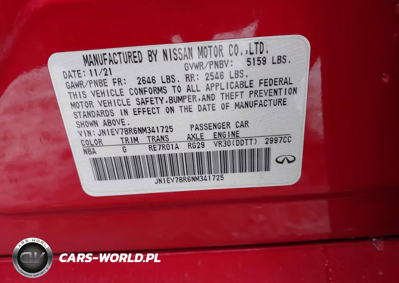 2022 Infiniti Q50 Luxe Awd VIN:JN1EV7BR6NM341725 - 9