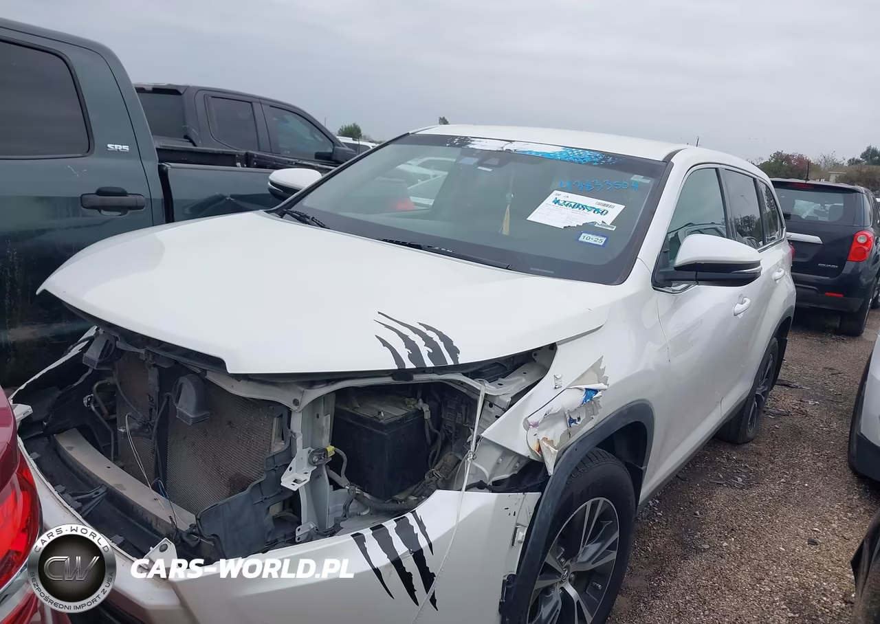 2019 Toyota Highlander Le VIN:5TDZARFH8KS053423 - 2