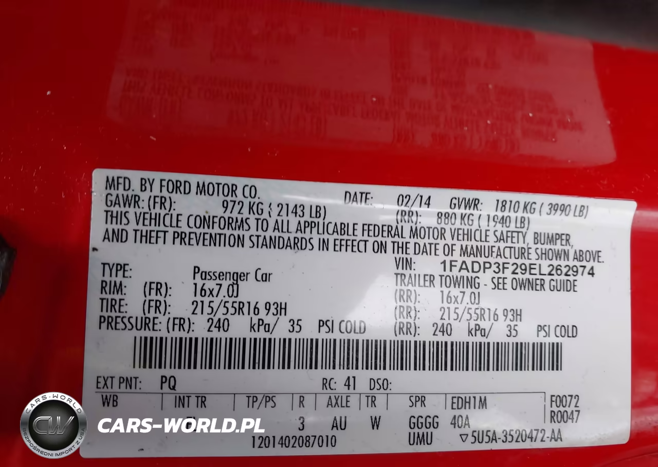 2014 Ford Focus Se VIN:1FADP3F29EL262974 - 9