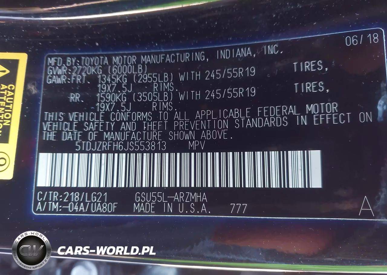 2018 Toyota Highlander Se VIN:5TDJZRFH6JS553813 - 9