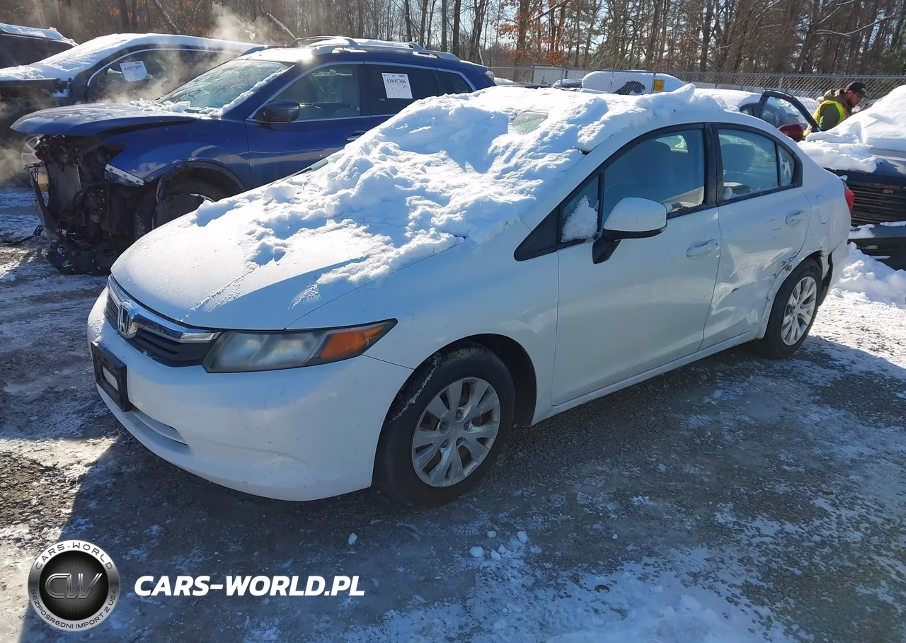 2012 Honda Civic Lx VIN:2HGFB2F50CH587482 - 2