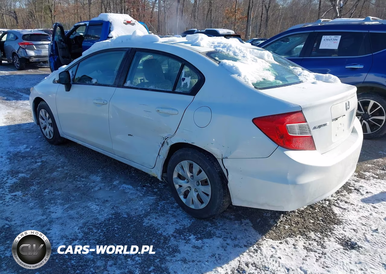 2012 Honda Civic Lx VIN:2HGFB2F50CH587482 - 3