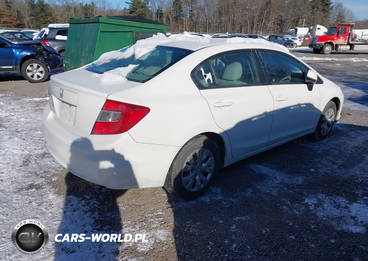 2012 Honda Civic Lx VIN:2HGFB2F50CH587482 - 4