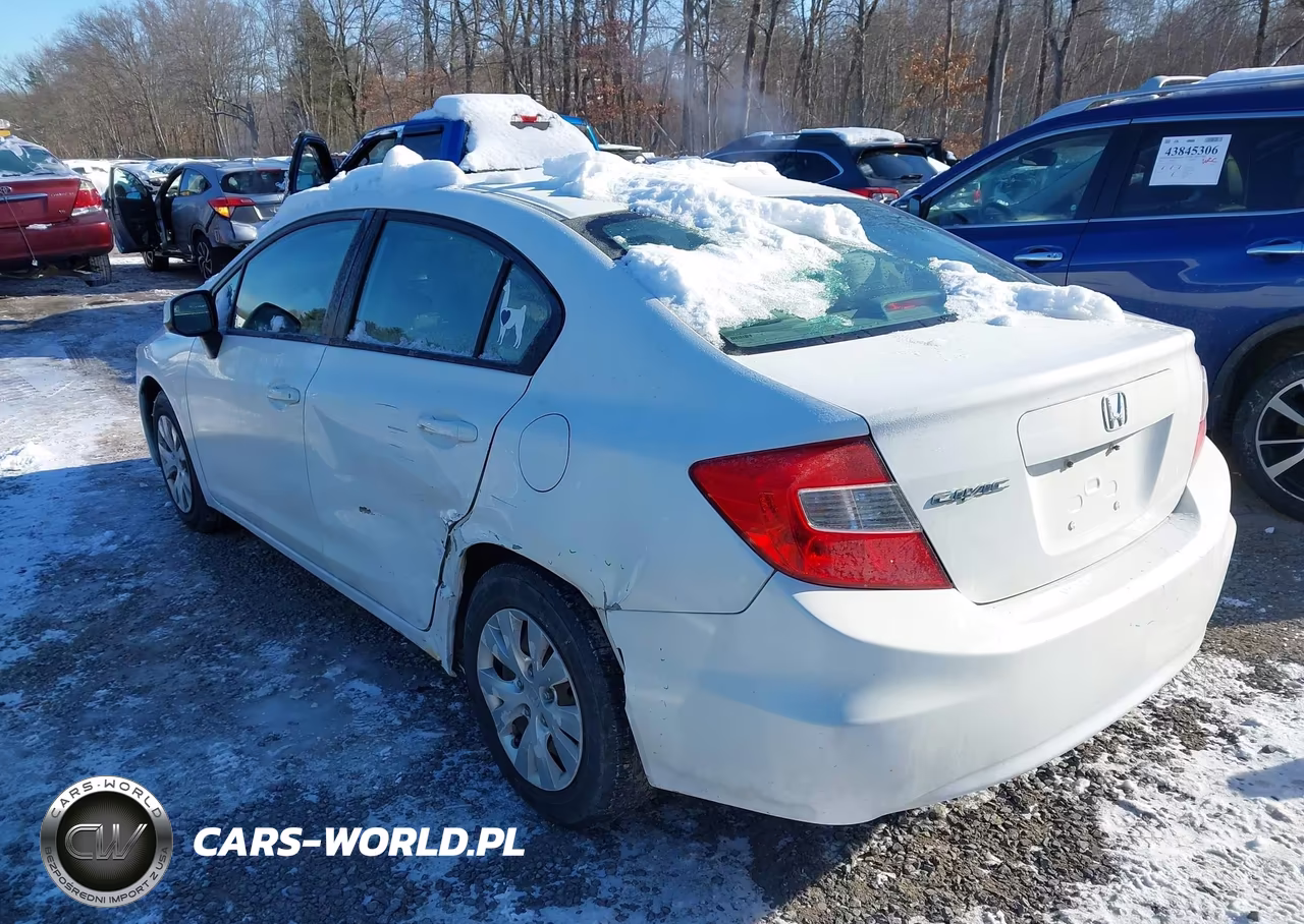 2012 Honda Civic Lx VIN:2HGFB2F50CH587482 - 6