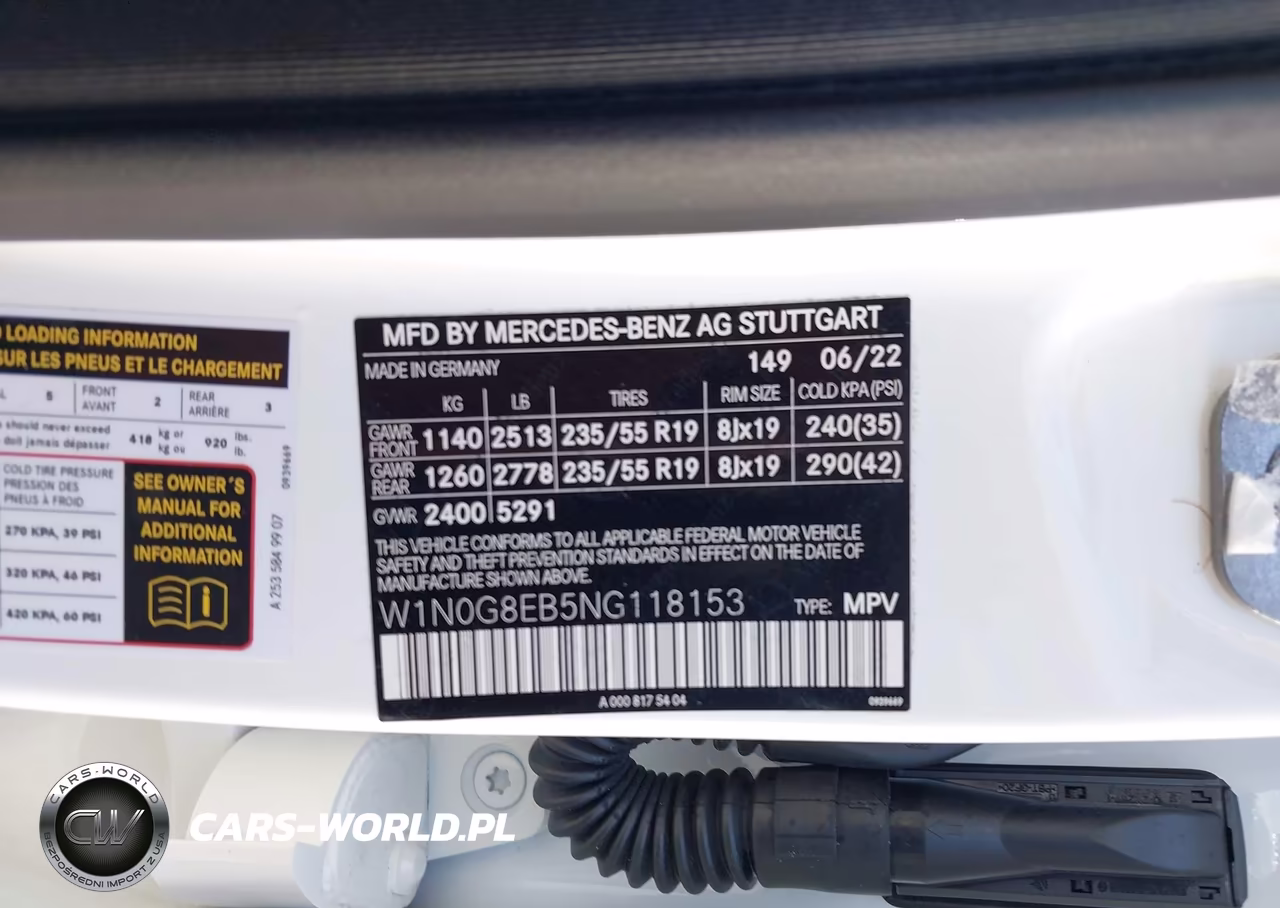 2022 Mercedes-Benz Glc 300 4Matic Suv VIN:W1N0G8EB5NG118153 - 9
