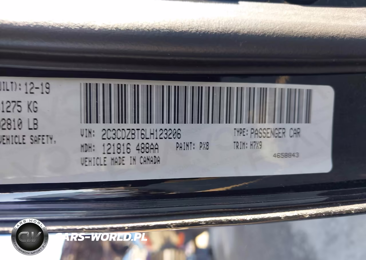 2020 Dodge Challenger R-T VIN:2C3CDZBT6LH123206 - 9