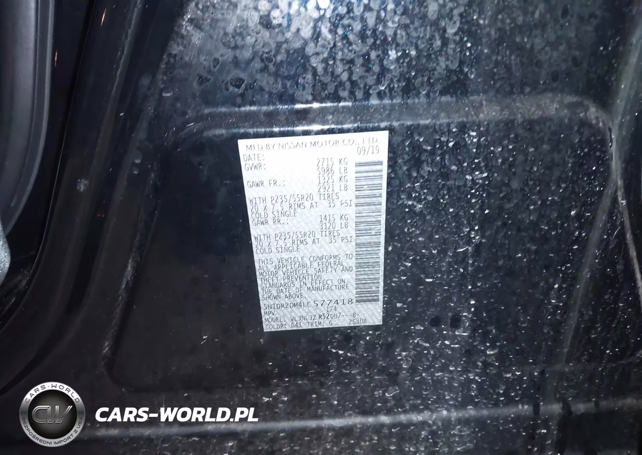 2020 Nissan Pathfinder Platinum 4Wd VIN:5N1DR2DM4LC577418 - 9