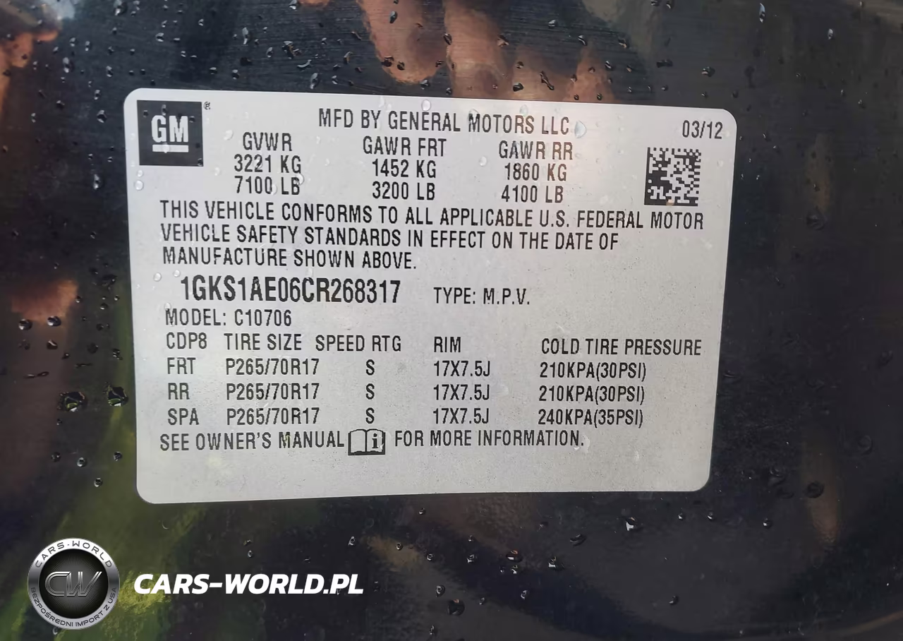 2012 GMC Yukon Sle VIN:1GKS1AE06CR268317 - 9