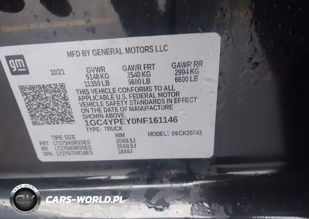 2022 Chevrolet Silverado 2500Hd VIN:1GC4YPEY0NF161146 - 9