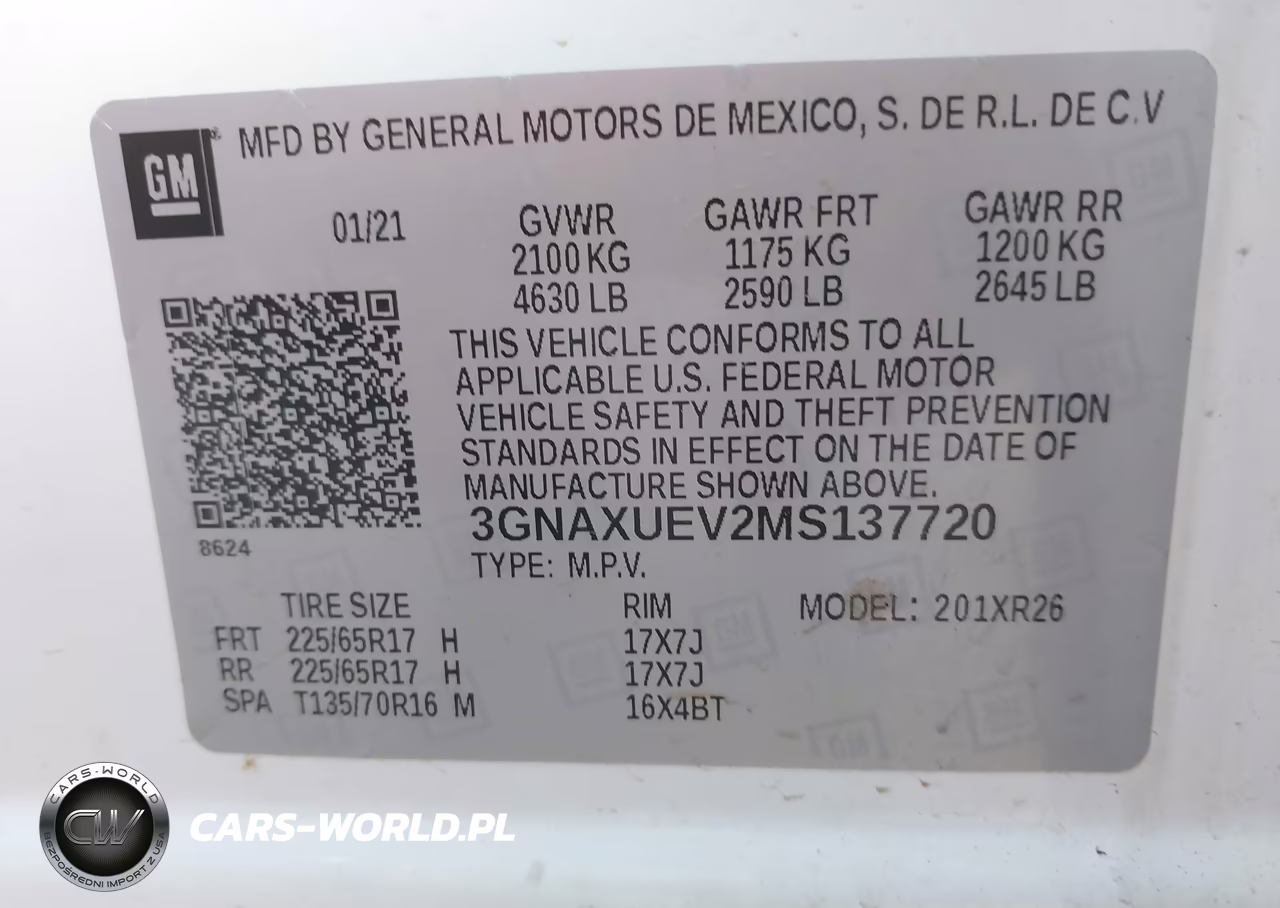2021 Chevrolet Equinox Awd Lt VIN:3GNAXUEV2MS137720 - 9