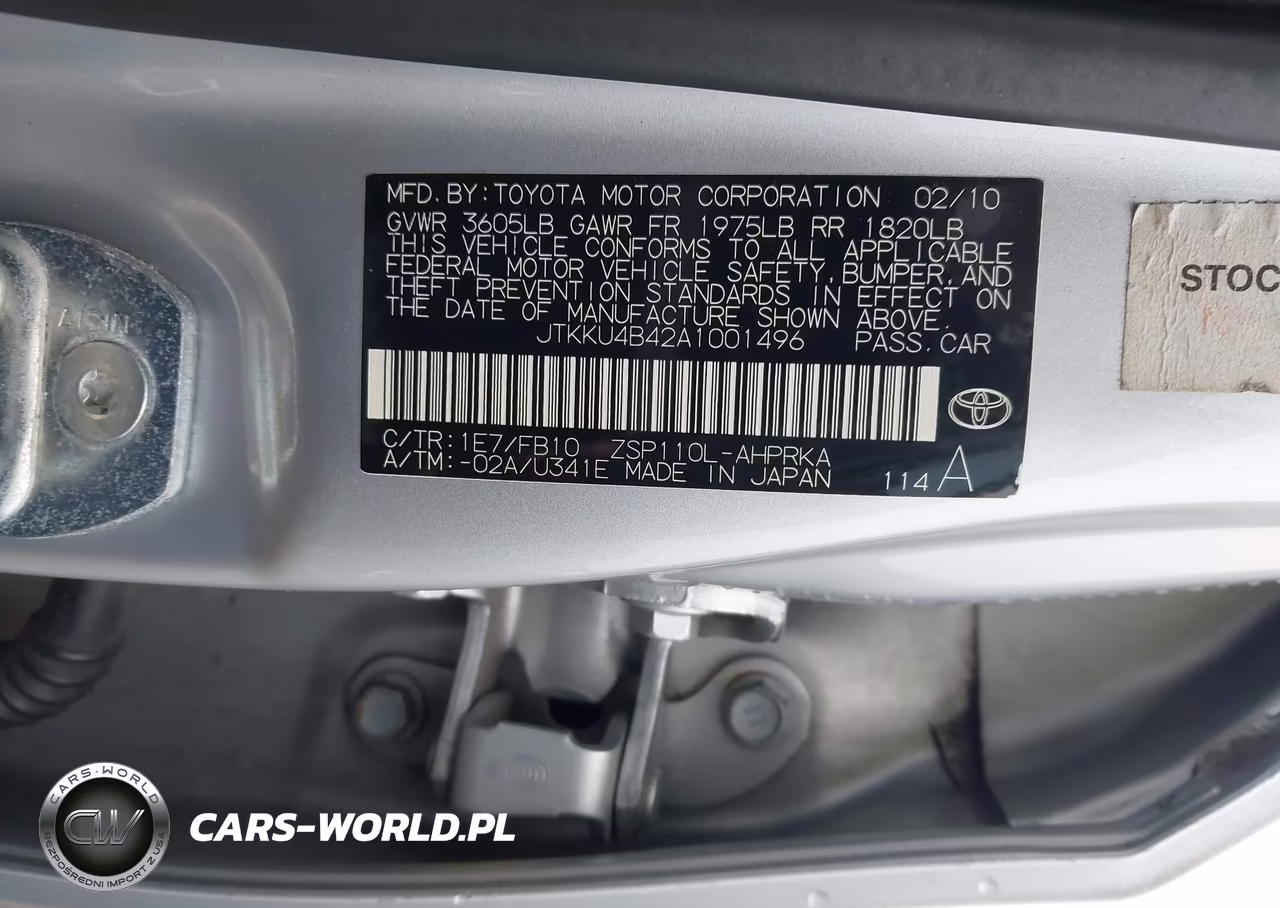 2010 Scion Xd VIN:JTKKU4B42A1001496 - 9