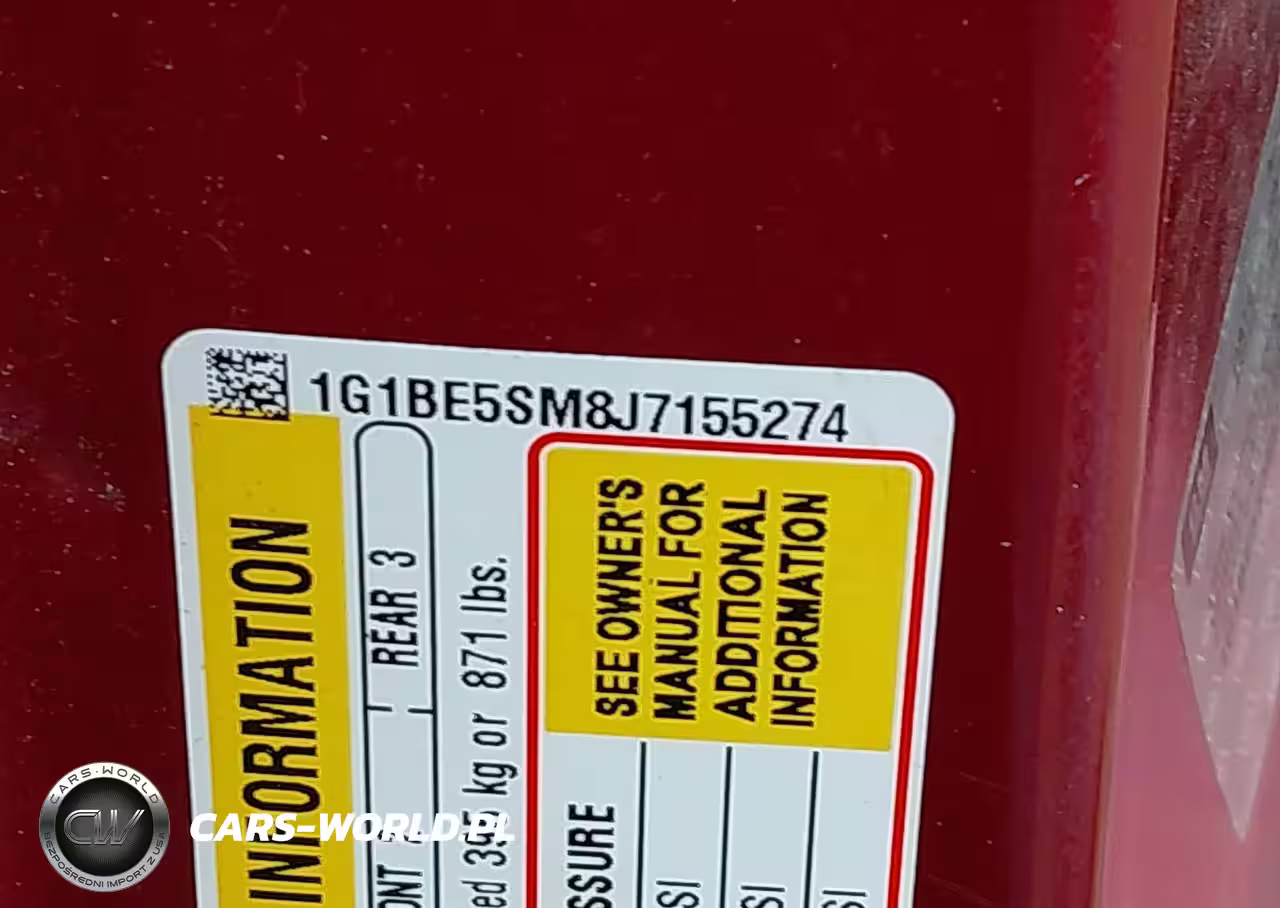 2018 Chevrolet Cruze Lt Auto VIN:1G1BE5SM8J7155274 - 9