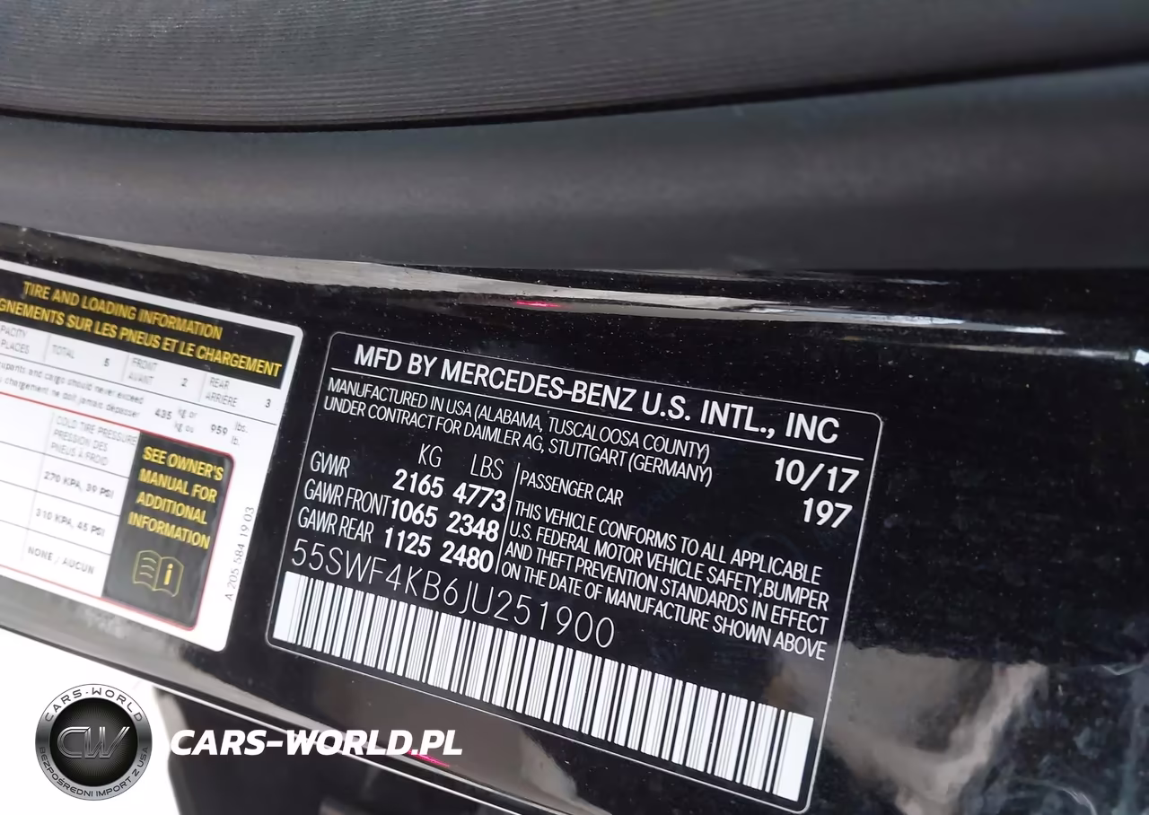 2018 Mercedes-Benz C 300 4Matic VIN:55SWF4KB6JU251900 - 9