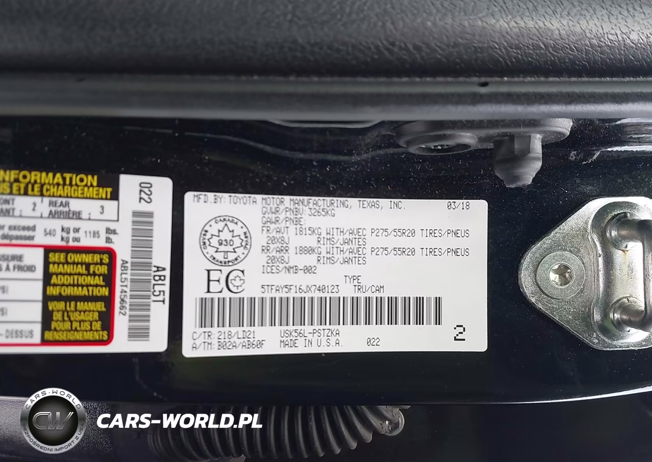 2018 Toyota Tundra Platinum 5.7L V8 VIN:5TFAY5F16JX740123 - 9
