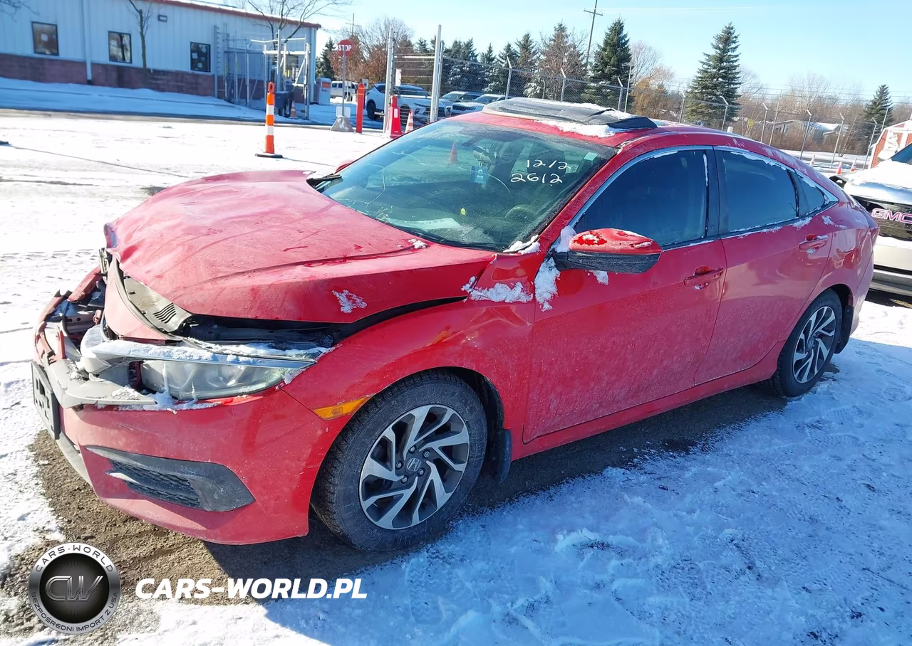 2016 Honda Civic Ex VIN:2HGFC2F74GH552612 - 2
