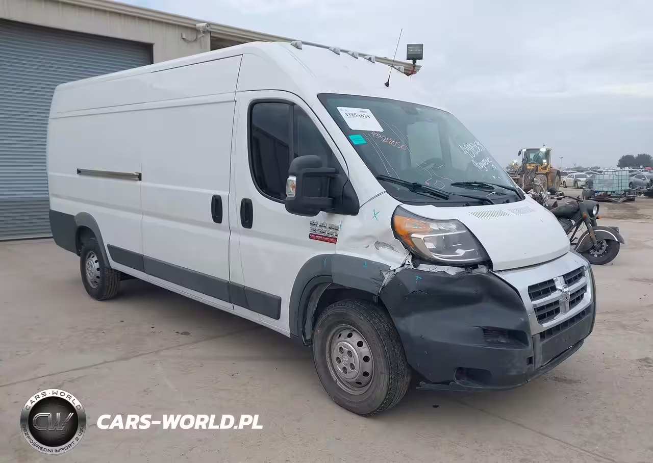 2017 Ram Promaster 3500 Cargo Van High Roof 159 Wb Ext