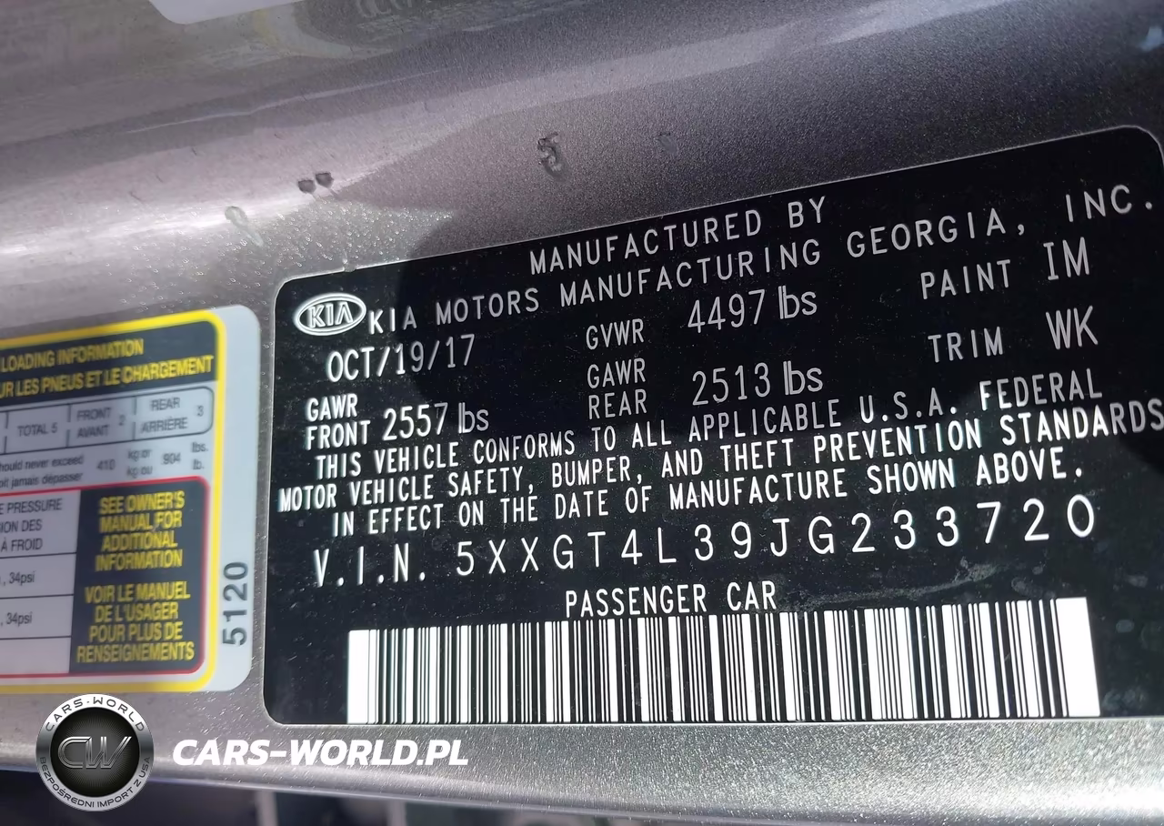 2018 Kia Optima Lx VIN:5XXGT4L39JG233720 - 9