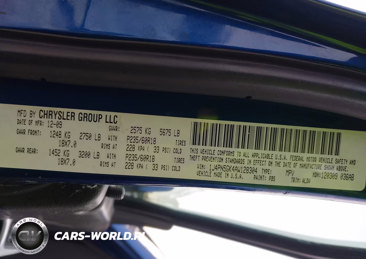 2010 Jeep Liberty Limited VIN:1J4PN5GK4AW128304 - 9