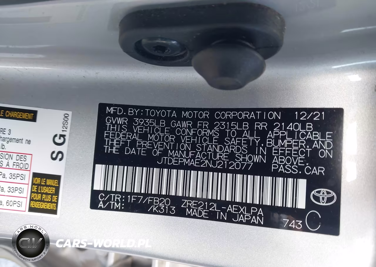 2022 Toyota Corolla Le VIN:JTDEPMAE2NJ212077 - 9