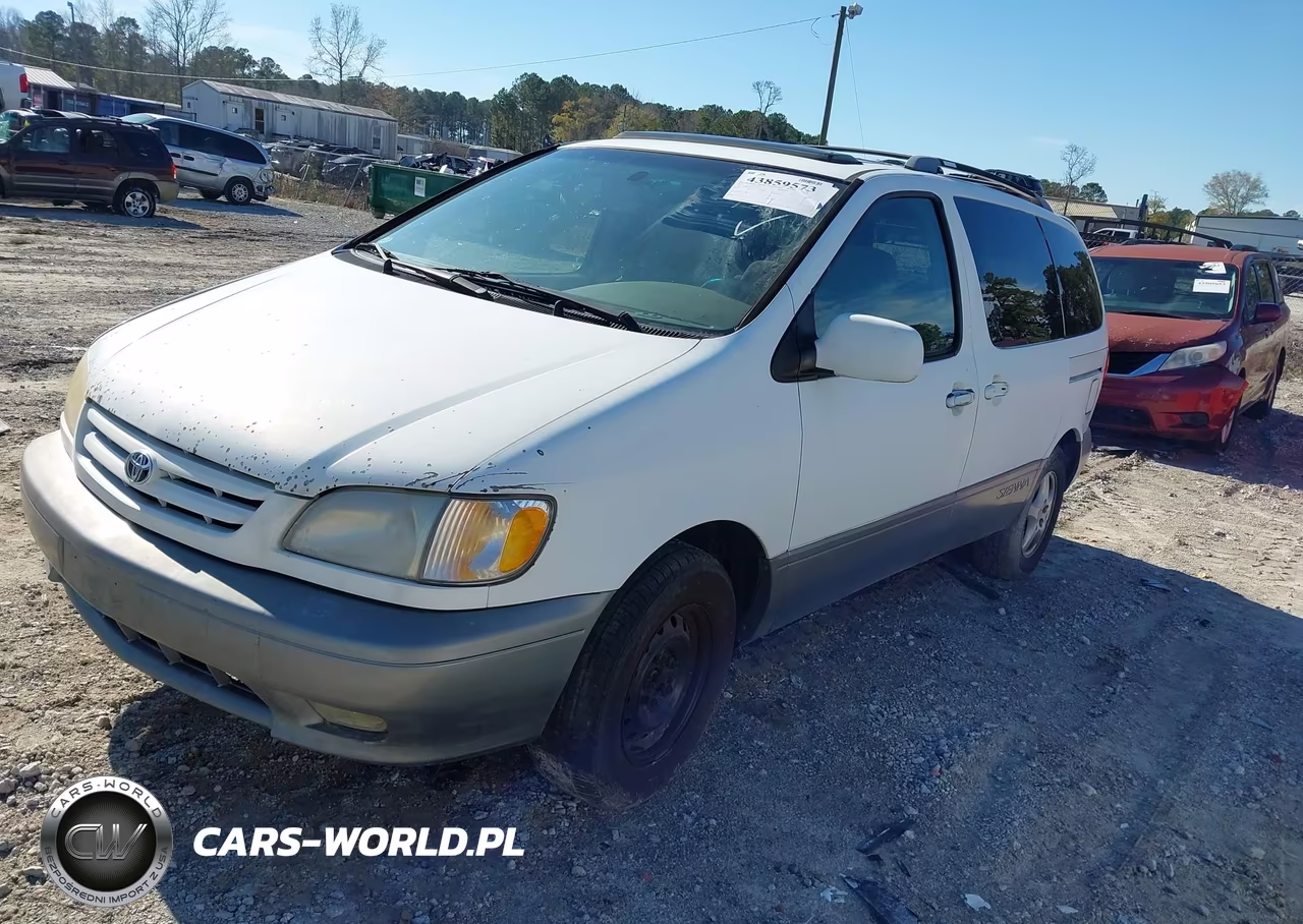 2001 Toyota Sienna Xle VIN:4T3ZF13CX1U329173 - 2