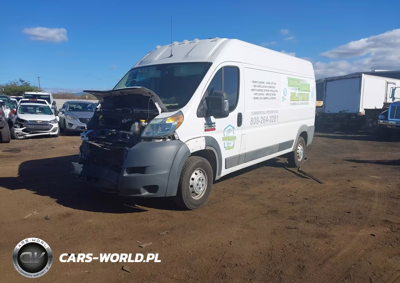2018 Ram Promaster 2500 High Roof 159 Wb VIN:3C6TRVDG4JE140267 - 2