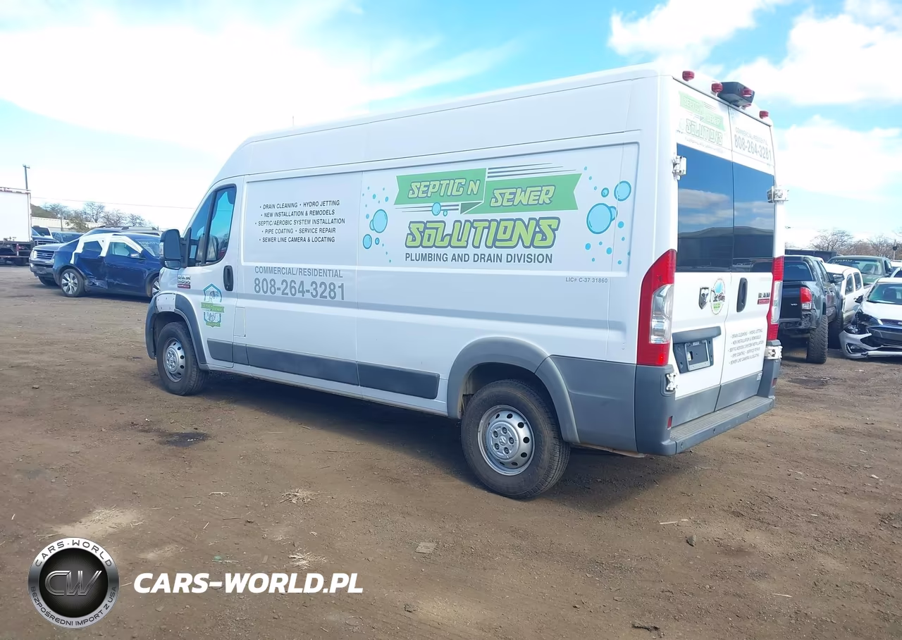 2018 Ram Promaster 2500 High Roof 159 Wb VIN:3C6TRVDG4JE140267 - 3