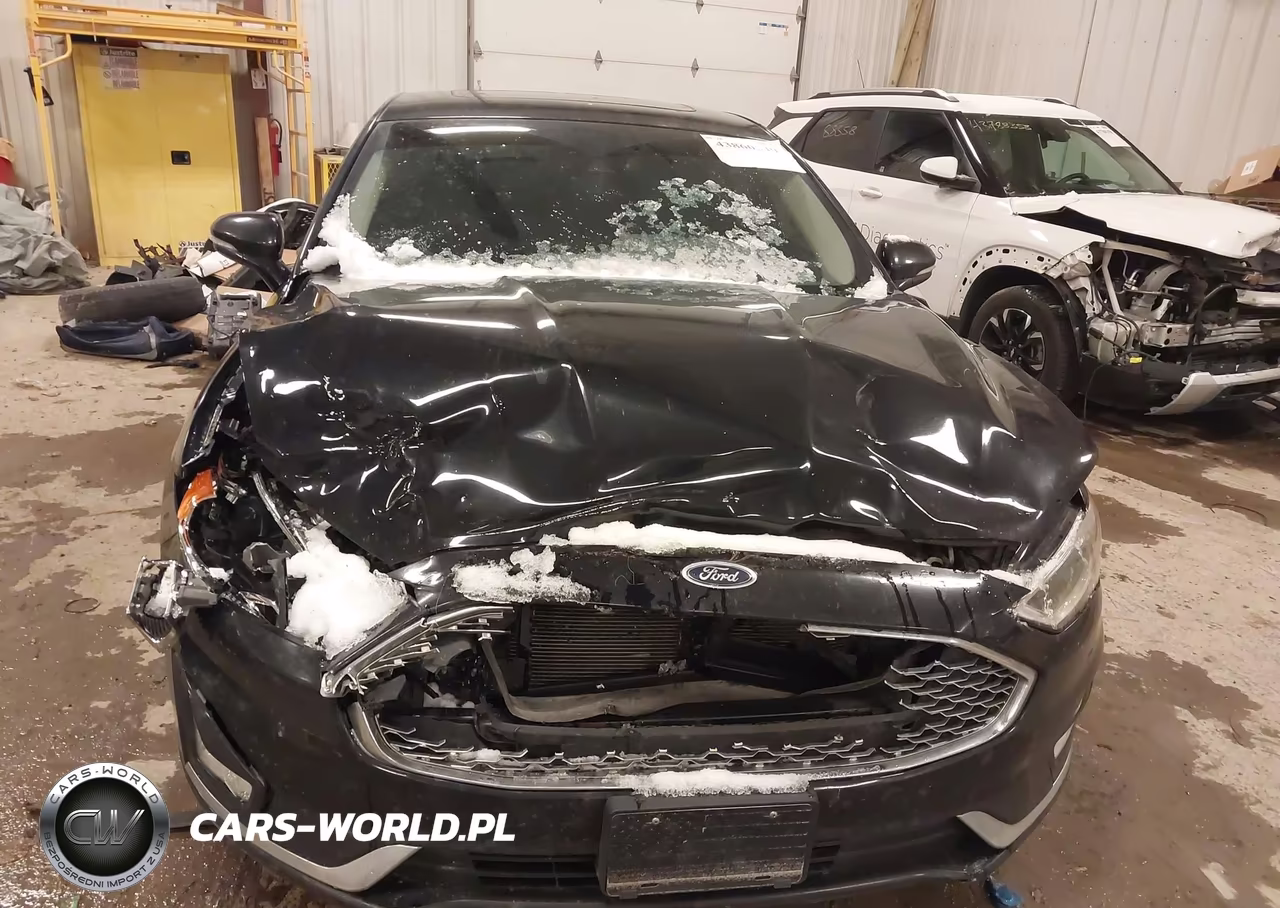 2019 Ford Fusion Hybrid Titanium VIN:3FA6P0RU1KR223717 - 12