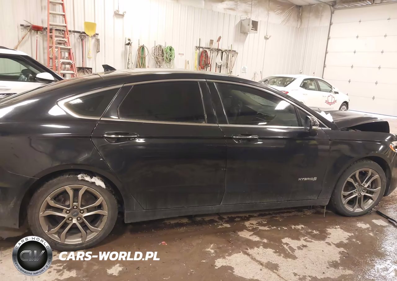 2019 Ford Fusion Hybrid Titanium VIN:3FA6P0RU1KR223717 - 13