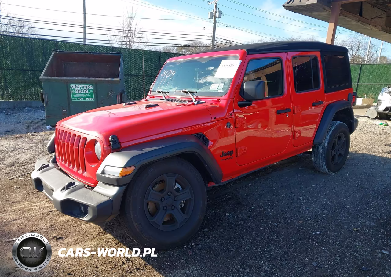 2022 Jeep Wrangler Unlimited Sport S 4X4 VIN:1C4HJXDG1NW214791 - 2