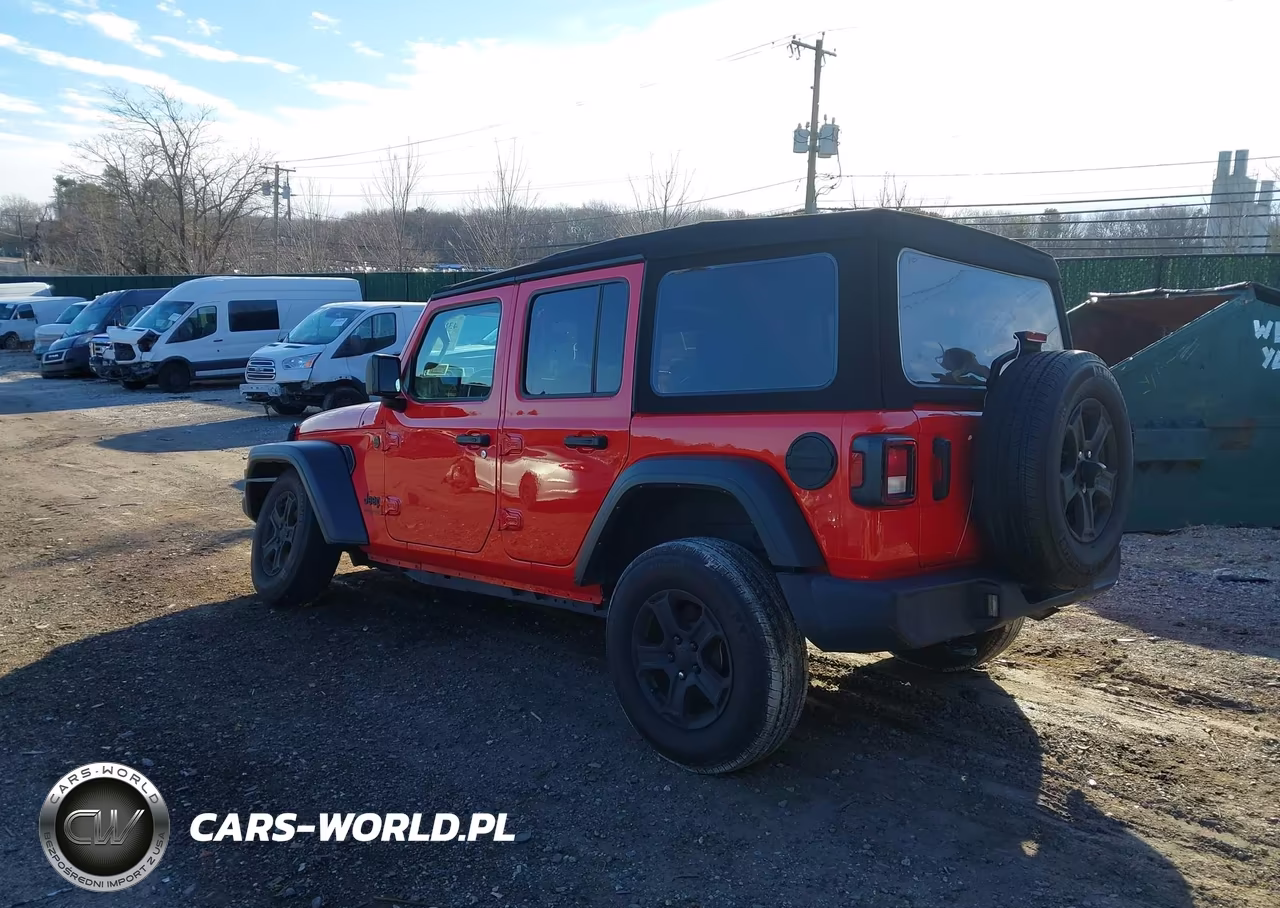 2022 Jeep Wrangler Unlimited Sport S 4X4 VIN:1C4HJXDG1NW214791 - 3
