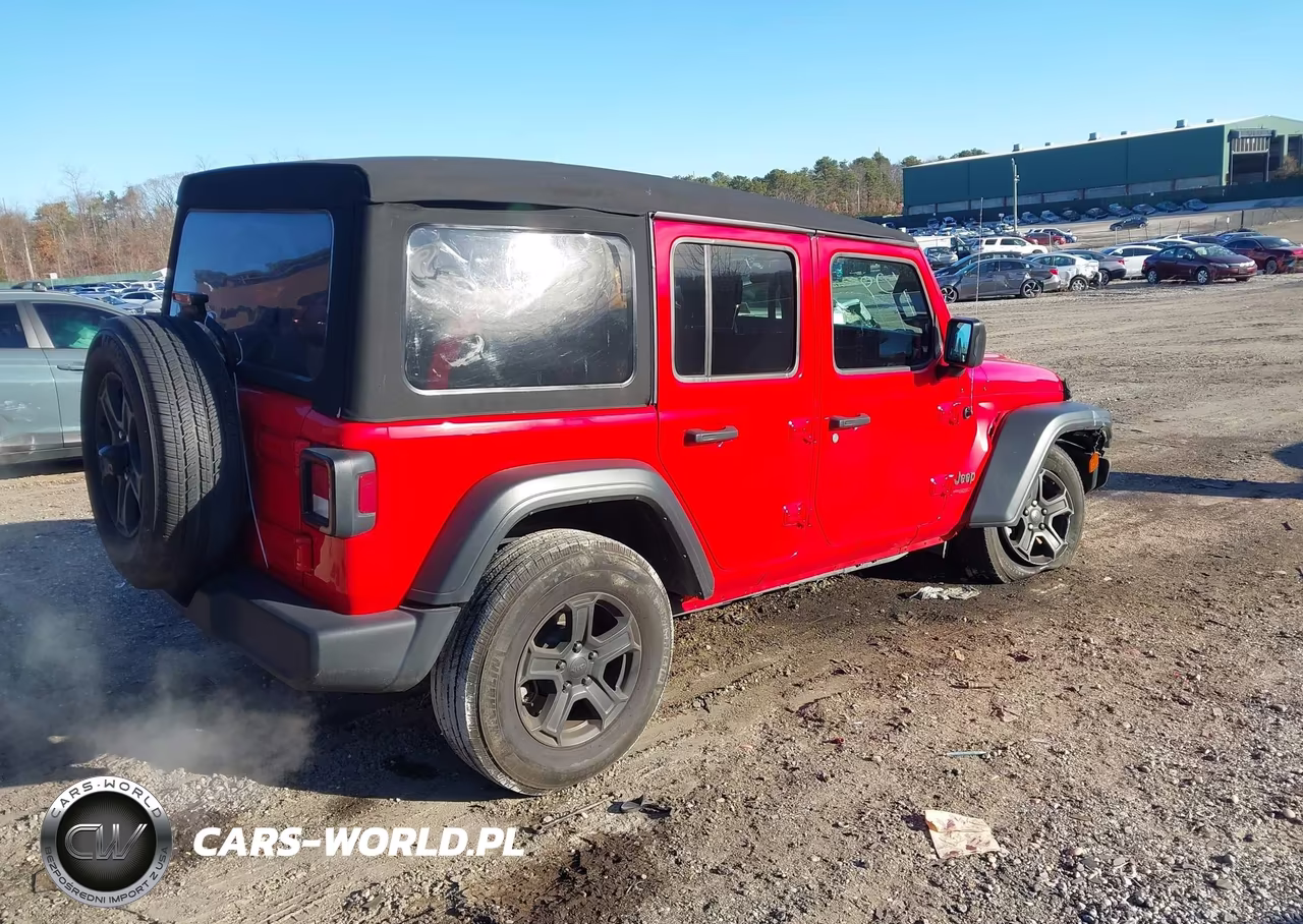 2022 Jeep Wrangler Unlimited Sport S 4X4 VIN:1C4HJXDG1NW214791 - 4