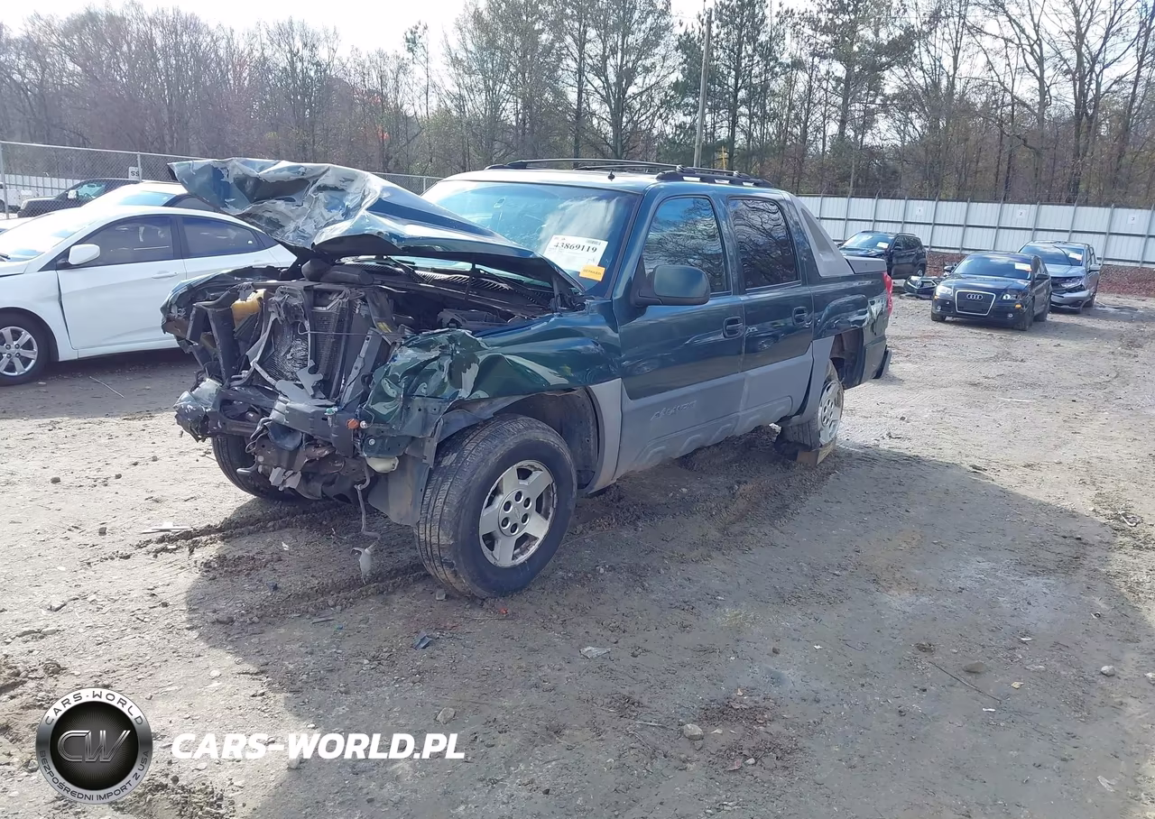 2002 Chevrolet Avalanche 1500 VIN:3GNEK13T52G177578 - 2