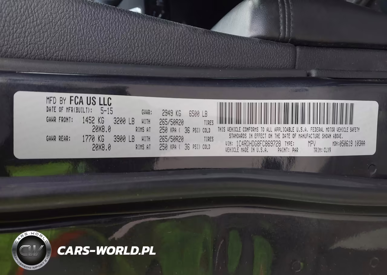 2015 Dodge Durango Limited VIN:1C4RDHDG8FC869728 - 9