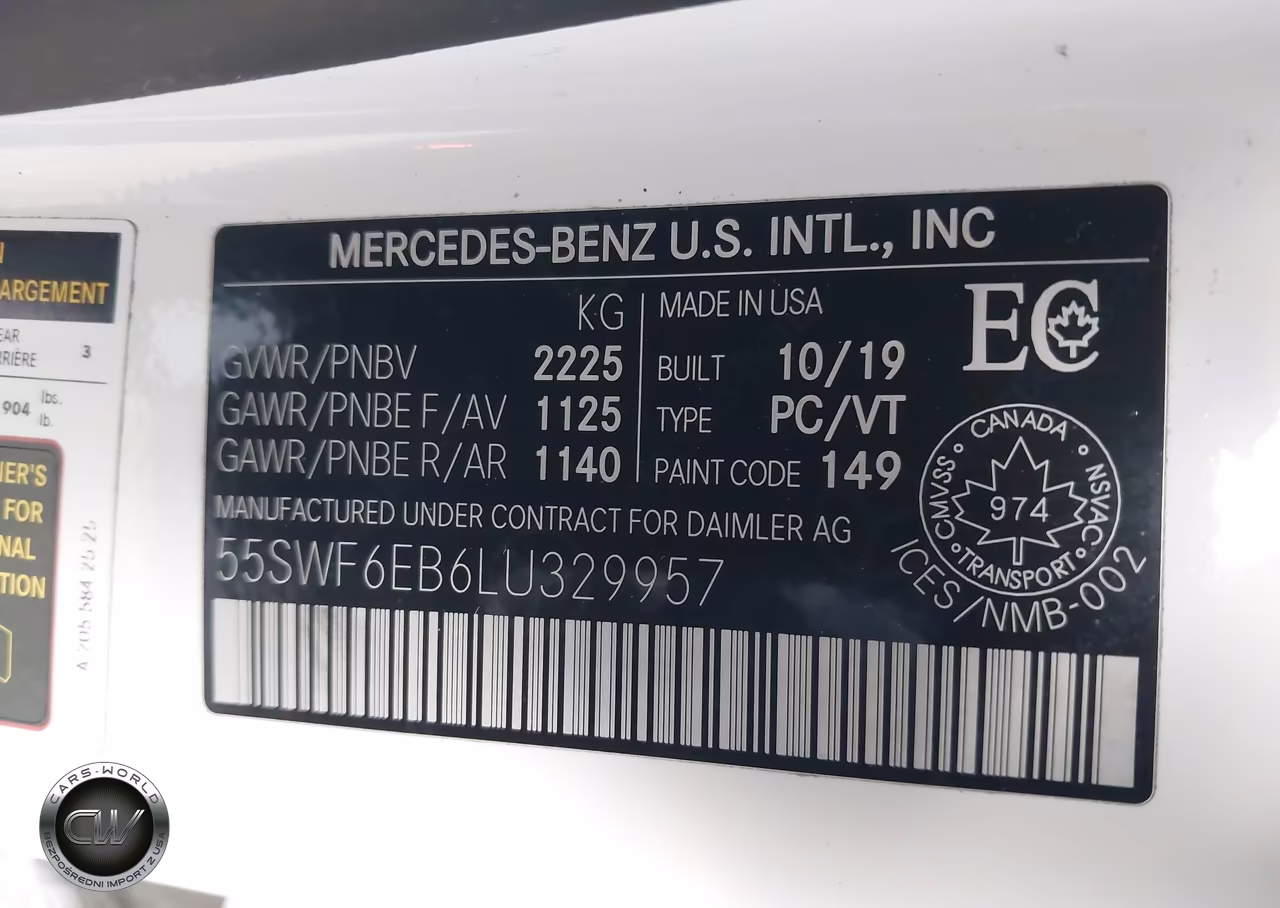 2020 Mercedes-Benz Amg C 43 4Matic VIN:55SWF6EB6LU329957 - 9