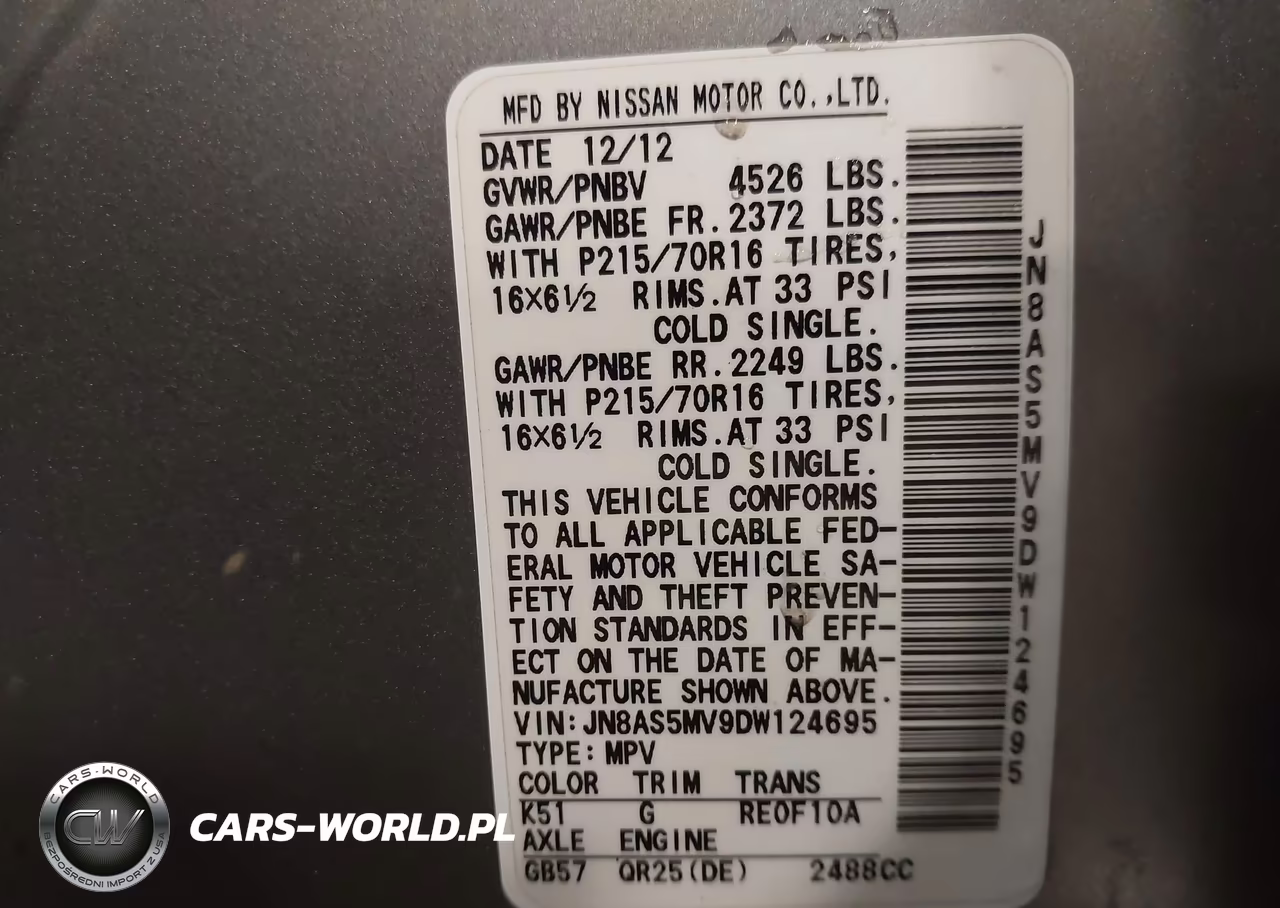 2013 Nissan Rogue S VIN:JN8AS5MV9DW124695 - 9